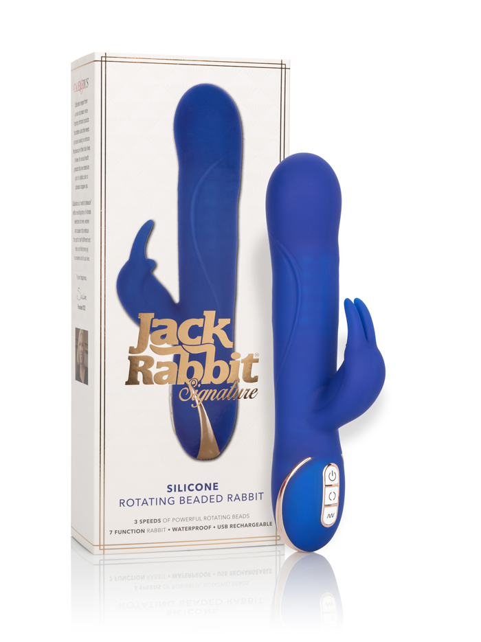 Jack Rabbit Signature Rotating Beaded Rabbit Vibrator Cal Exotics Jack Rabbit Signature Rotating Beaded Rabbit Vibrator -Cal Exotics Shop