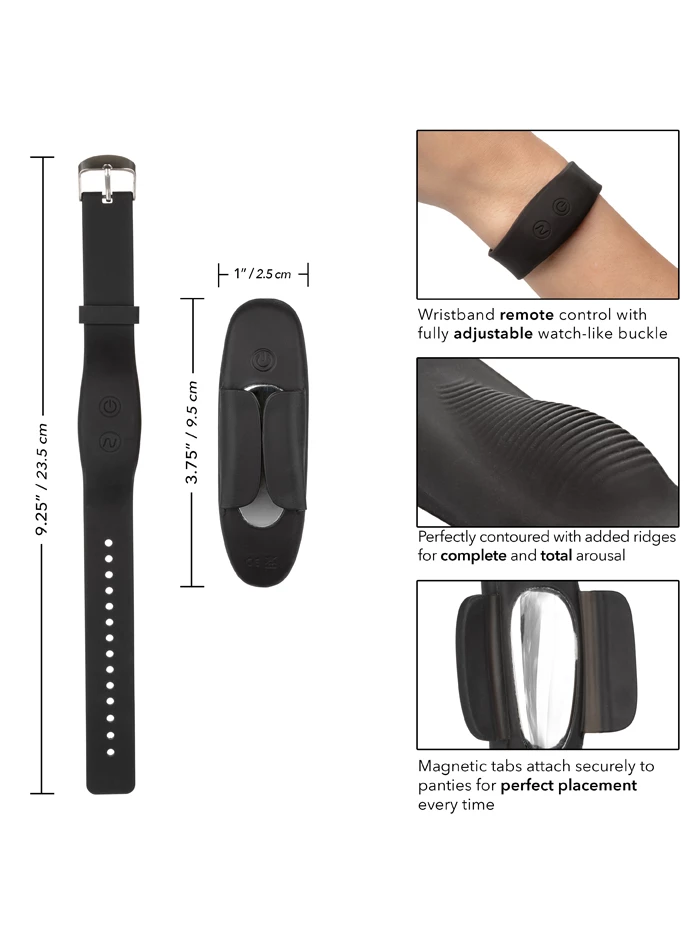 Cal Exotics Wristband Remote Panty Vibrator - Image 2