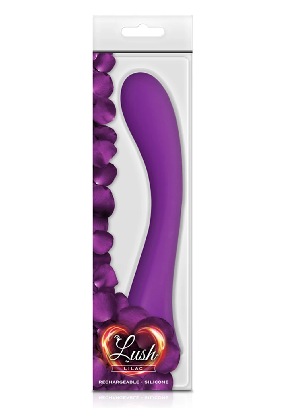 NS Novelties Lush Lilac Rechargeable Silicone Vibrator - Image 2