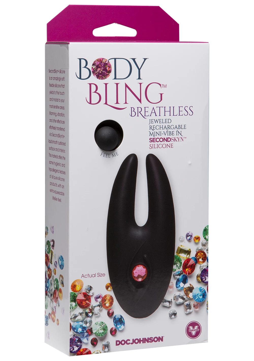 Doc Johnson Body Bling™ Breathless - Rechargeable Mini-Vibe - Image 2