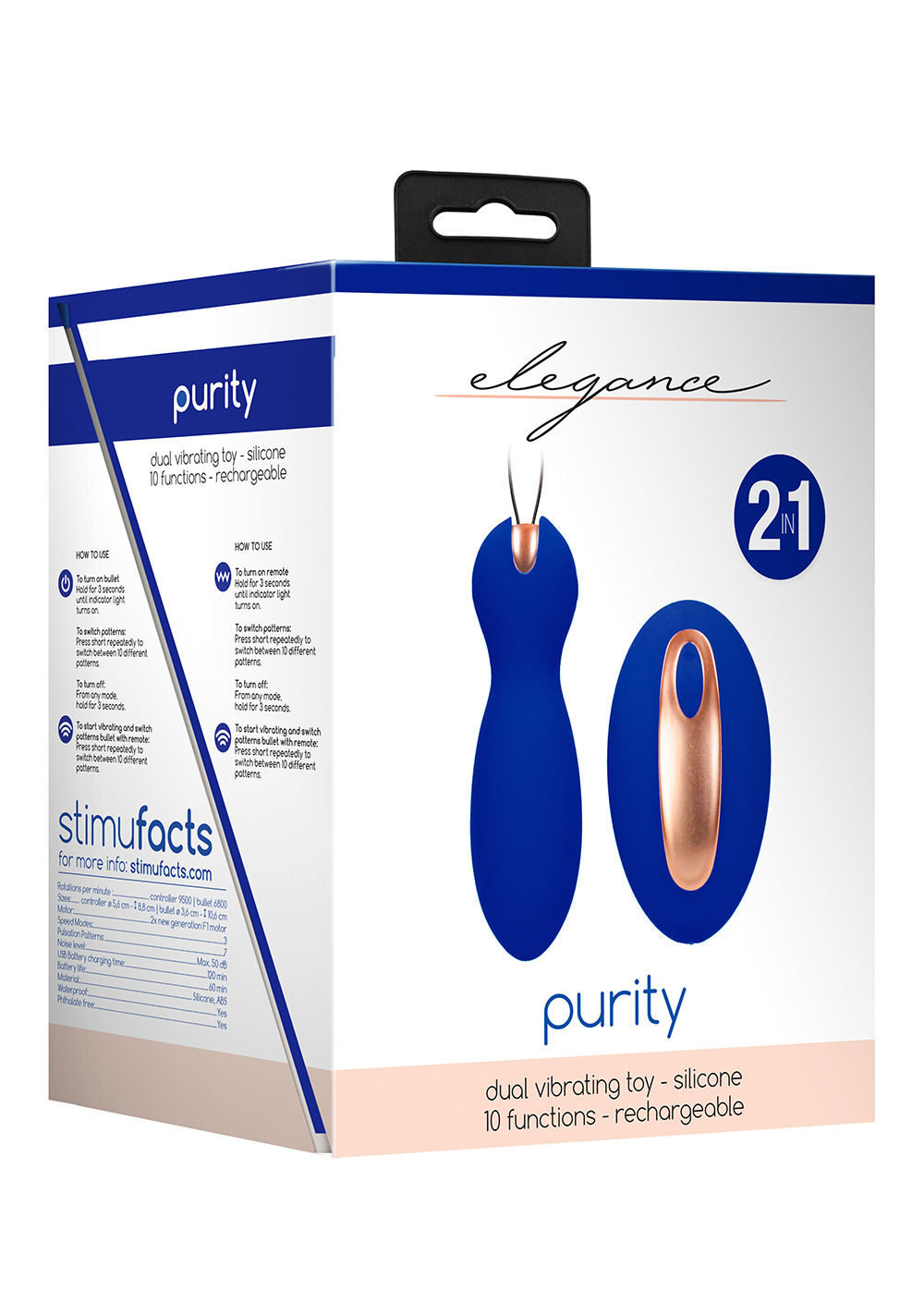 Dual Vibrating Toy Purity Shots Dual Vibrating Toy Purity -Cal Exotics Shop fhazdwgcstyjf14qcbca