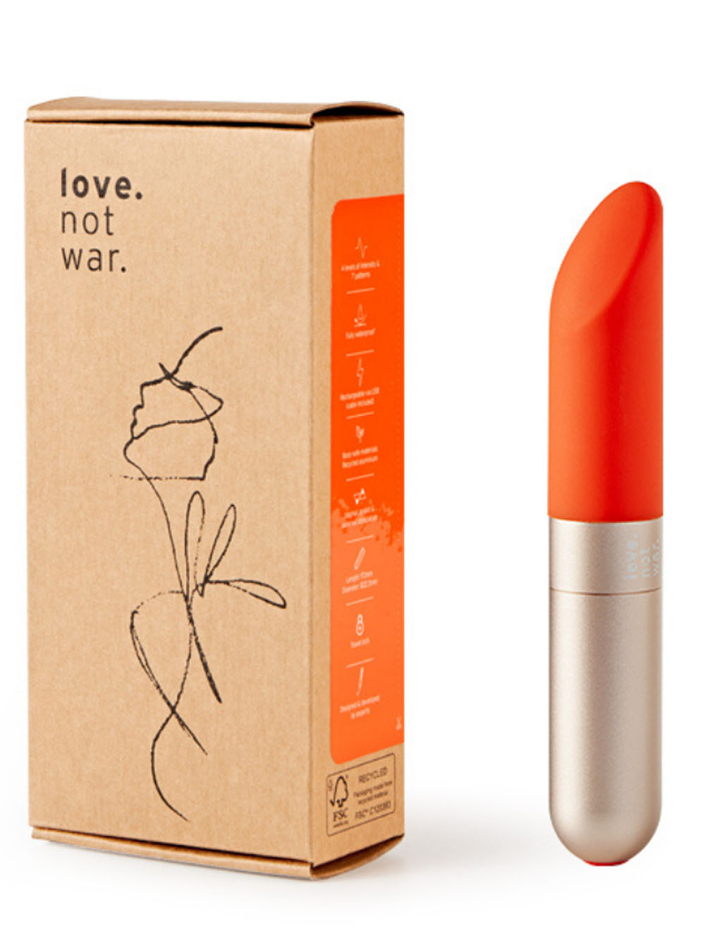 Amore Vibrator Love Not War Amore Vibrator -Cal Exotics Shop