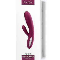 Svakom Adonis Ribbed Warming Rabbit Vibrator 4 Svakom Adonis Ribbed Warming Rabbit Vibrator -Cal Exotics Shop ga2b4drkhajbcypiab7i