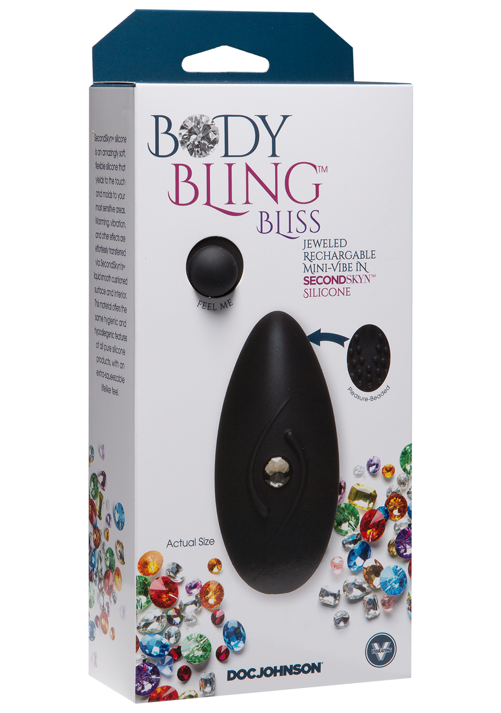 Body Bling™ Bliss - Rechargeable Mini-Vibe Doc Johnson Body Bling™ Bliss - Rechargeable Mini-Vibe -Cal Exotics Shop