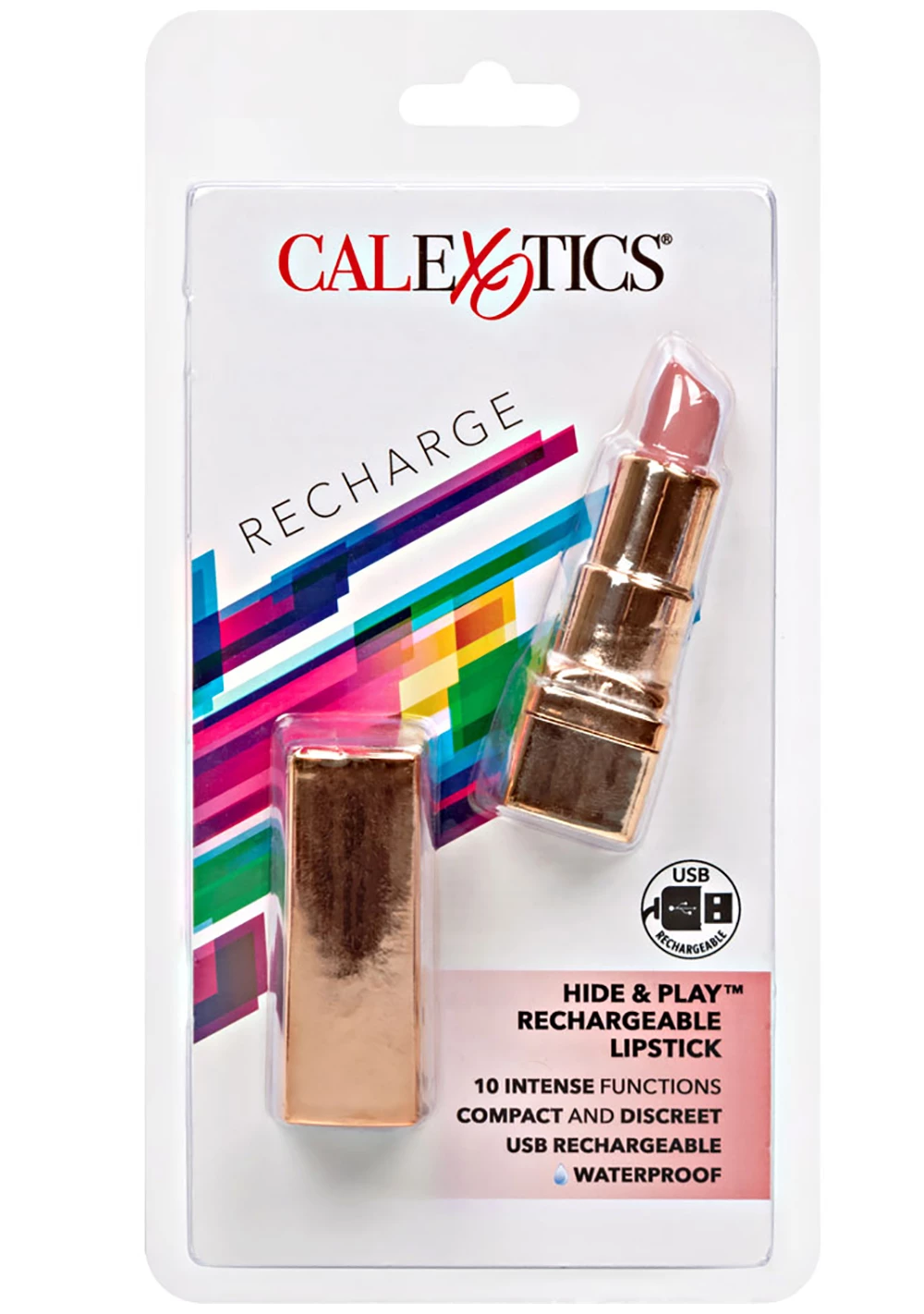 Cal Exotics Hide & Play Rechargeable Lipstick Vibe - Image 2