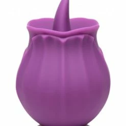 XR Brands Bloomgasm Wild Violet Licking Silicone Stimulator
