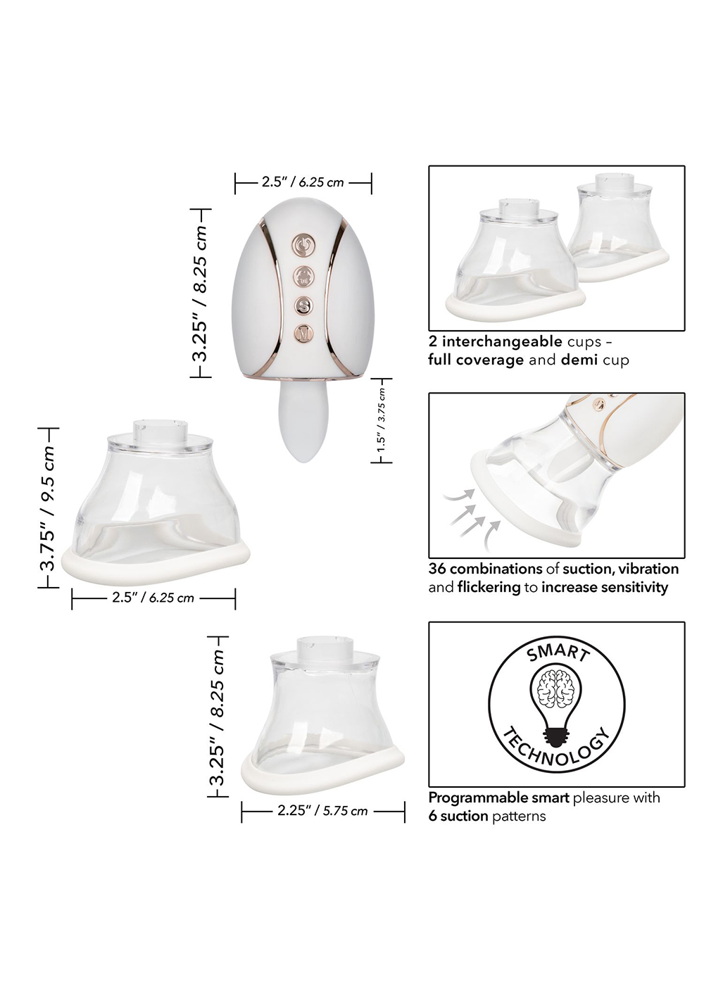 Empowered Smart Pleasure Queen Cal Exotics Empowered Smart Pleasure Queen -Cal Exotics Shop