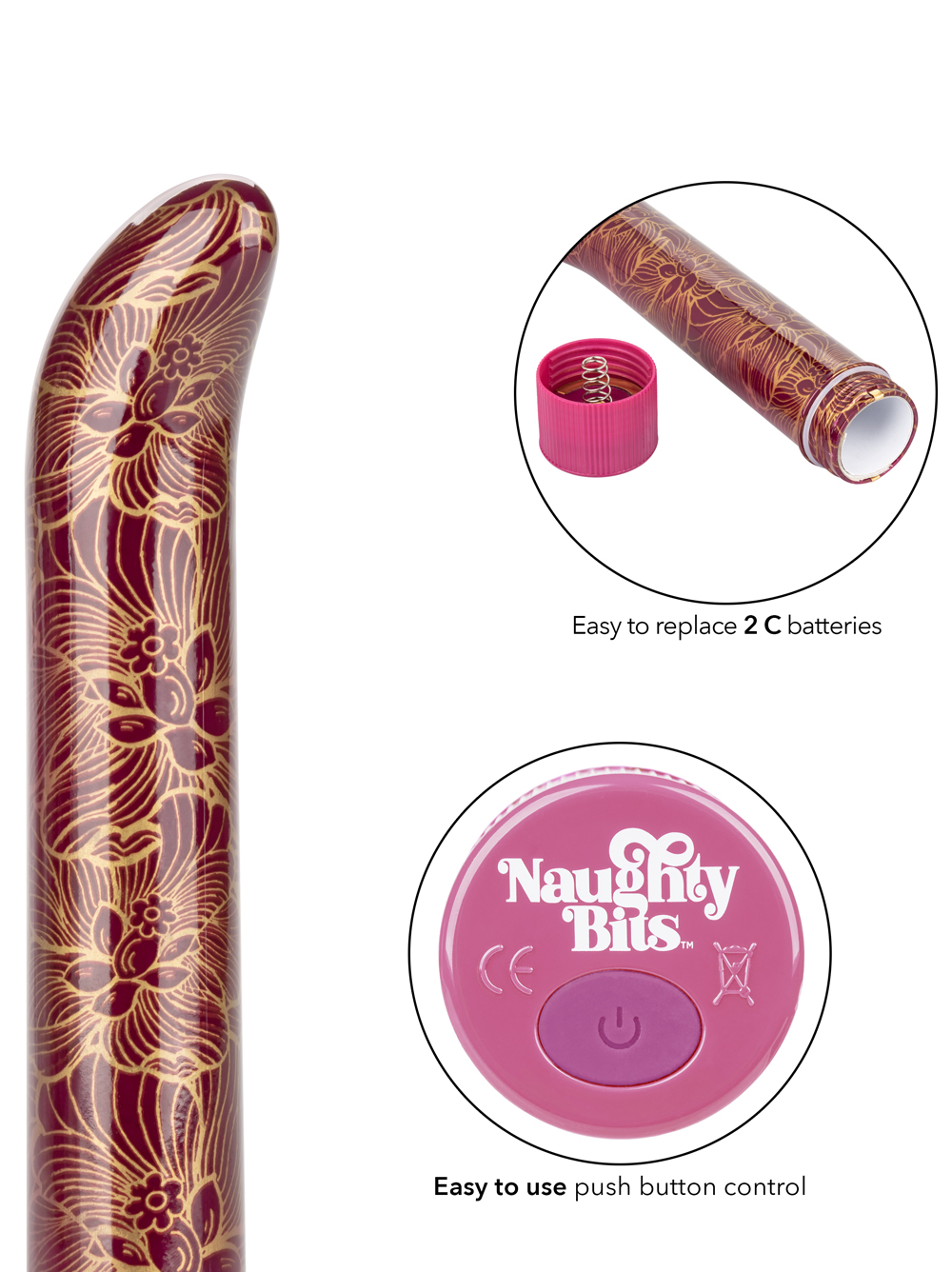 Naughty Bits Oh My G-Spot Vibrator Cal Exotics Naughty Bits Oh My G-Spot Vibrator -Cal Exotics Shop