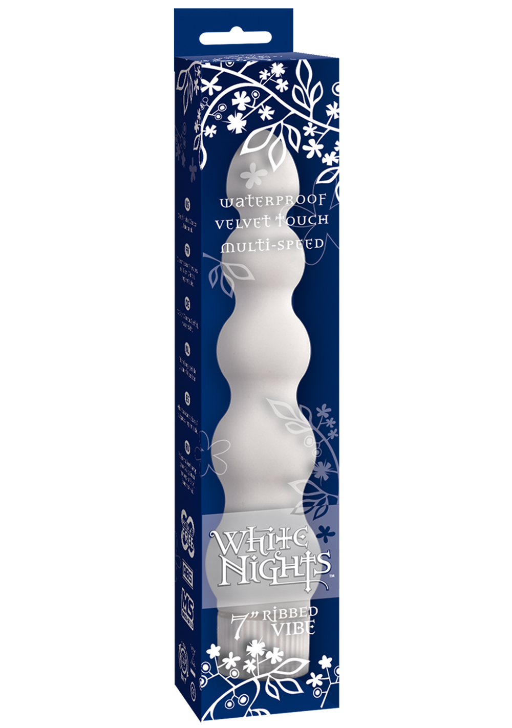 White Nights 7" Ribbed Vibe Doc Johnson White Nights 7" Ribbed Vibe -Cal Exotics Shop iqplr1r0t2i2goh5zugg