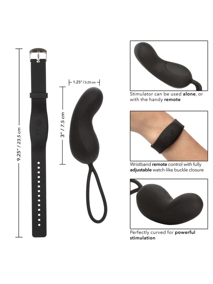 Cal Exotics Wristband Remote Curve Bullet Vibrator - Image 2