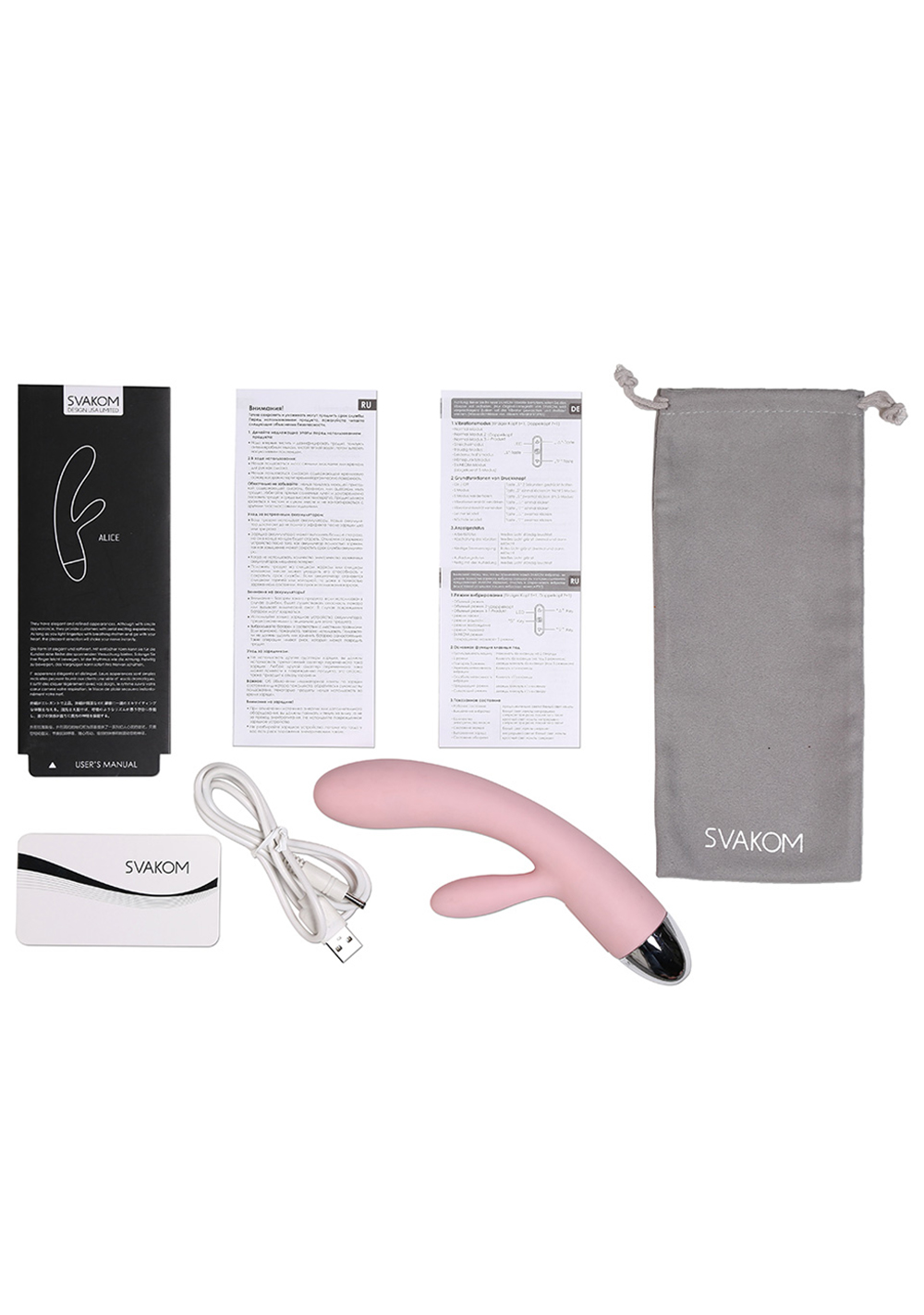 Alice Dual Motor Rabbit Vibrator Svakom Alice Dual Motor Rabbit Vibrator -Cal Exotics Shop
