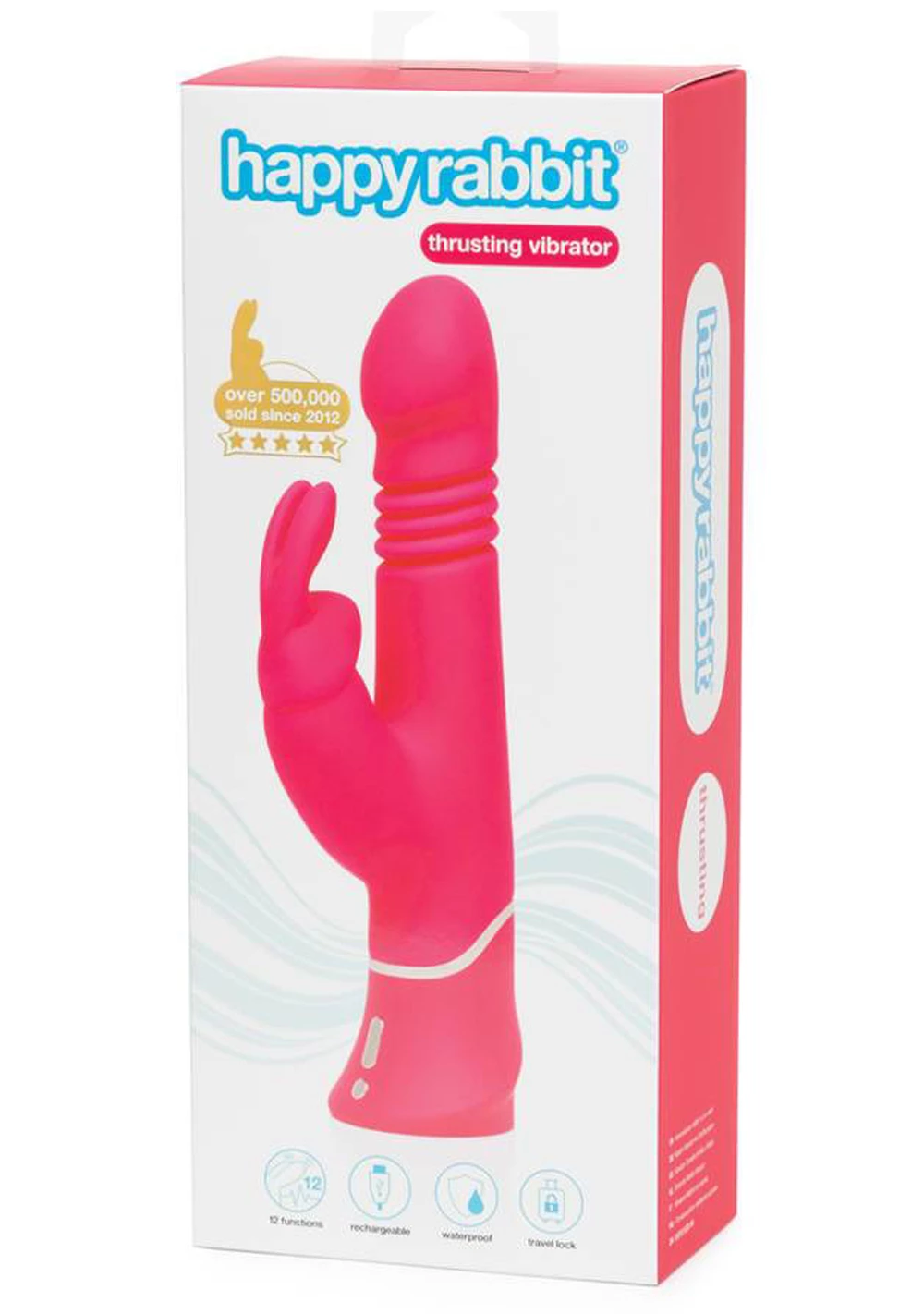 Lovehoney Happy Rabbit Thrusting Realistic Rabbit Vibrator - Image 5
