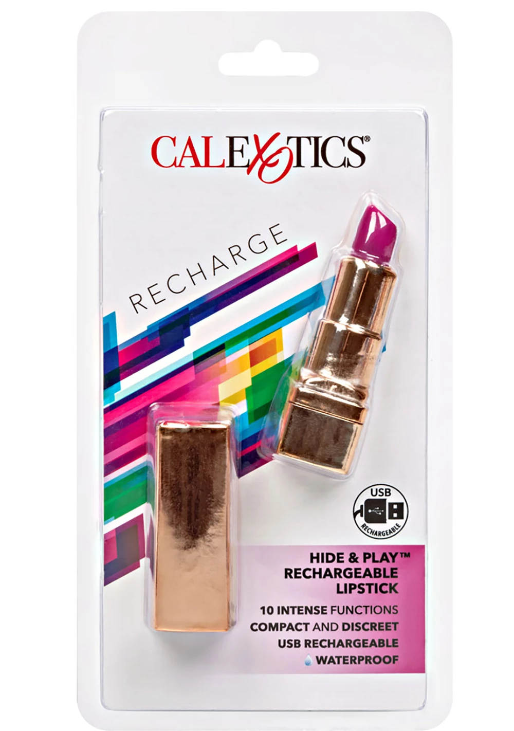 Cal Exotics Hide & Play Rechargeable Lipstick Vibe - Image 6