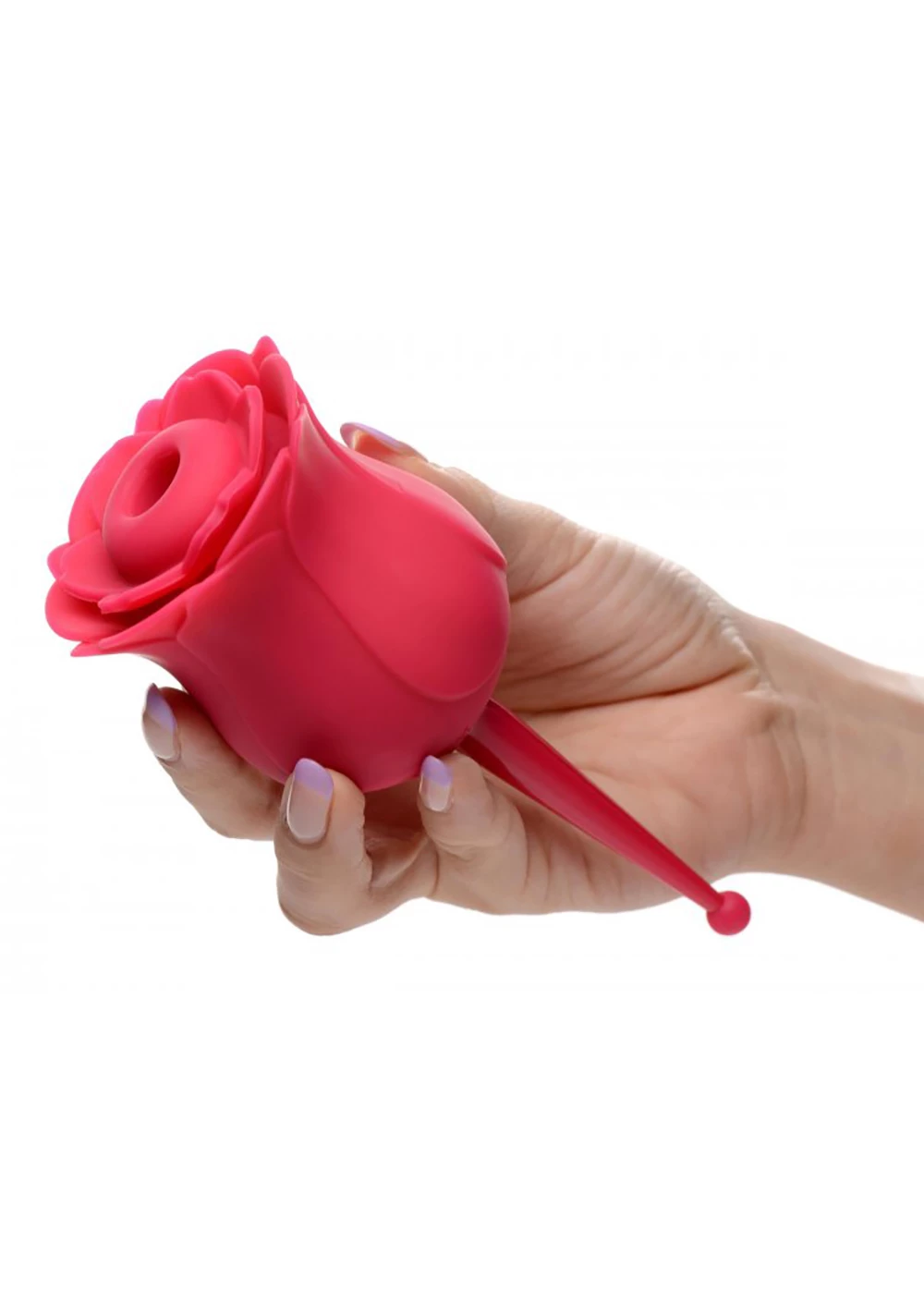 XR Brands Bloomgasm The Rose Buzz Clitoral Stimulator - Image 4