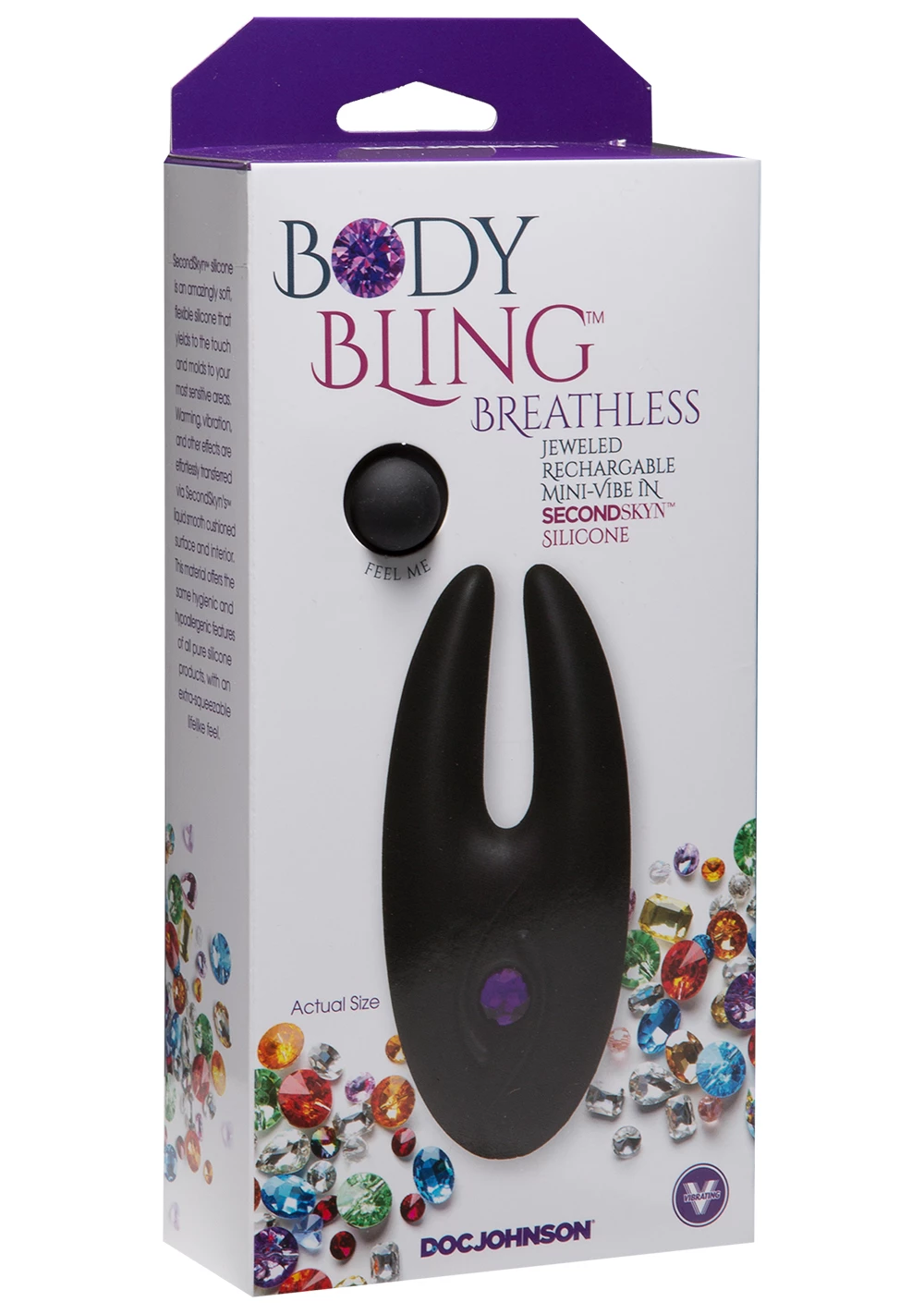Doc Johnson Body Bling™ Breathless - Rechargeable Mini-Vibe - Image 4