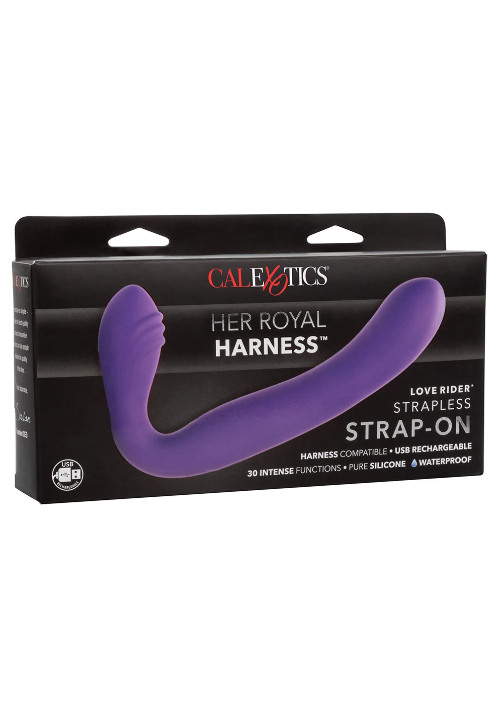 Cal Exotics Rechargeable Silicone Love Rider Strapless Strap-On - Image 4