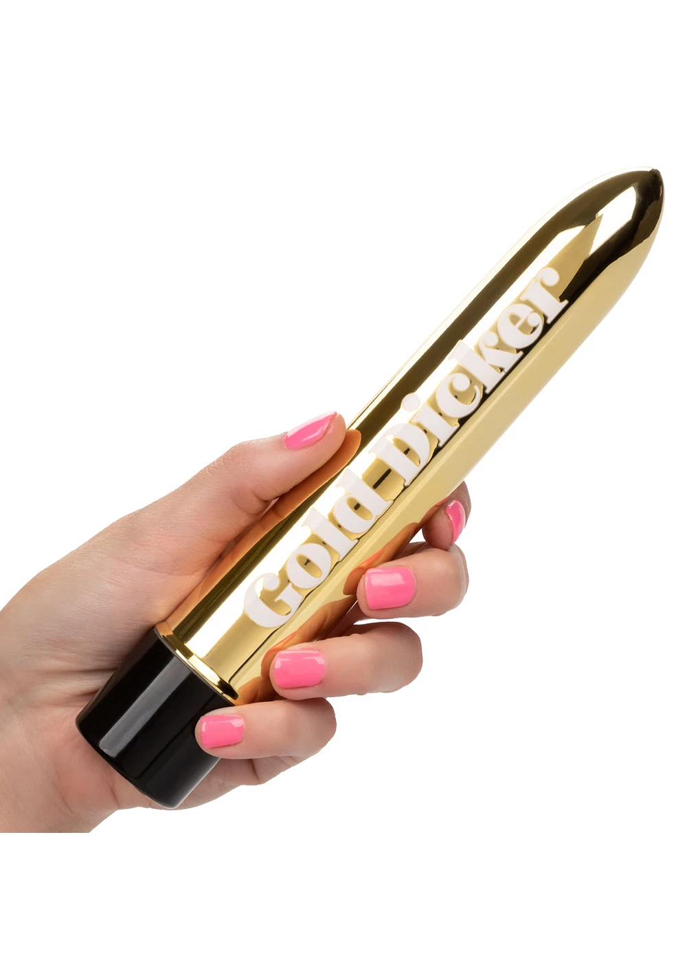 Cal Exotics Naughty Bits Gold Dicker Personal Vibrator - Image 2