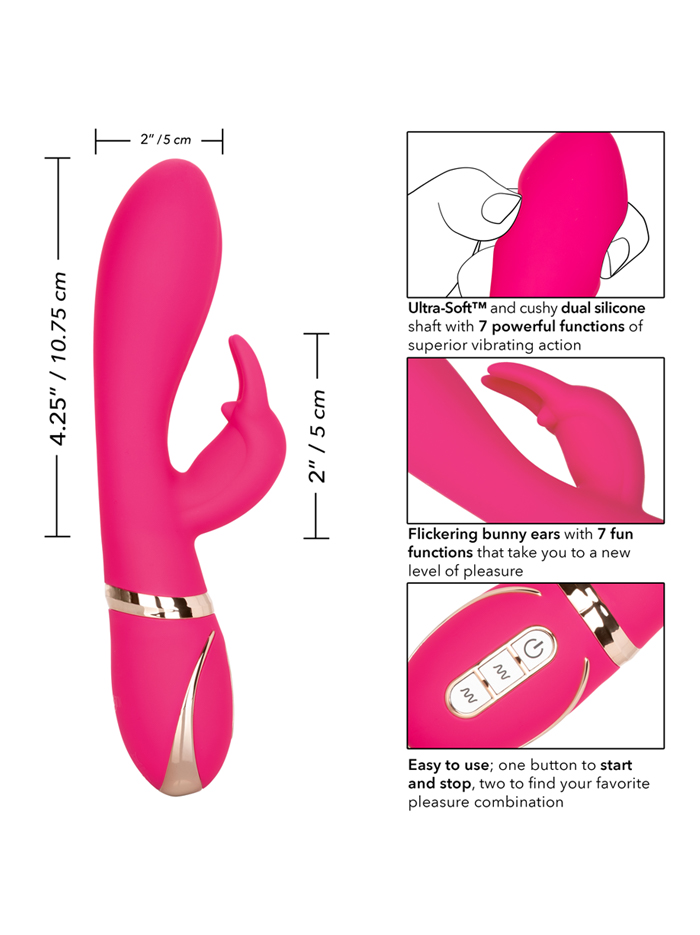 Jack Rabbit Signature Ultra-Soft Rabbit Vibrator Cal Exotics Jack Rabbit Signature Ultra-Soft Rabbit Vibrator -Cal Exotics Shop