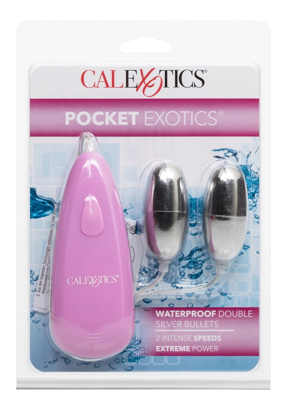 Cal Exotics Pocket Exotics Waterproof Double Silver Bullets - Image 3