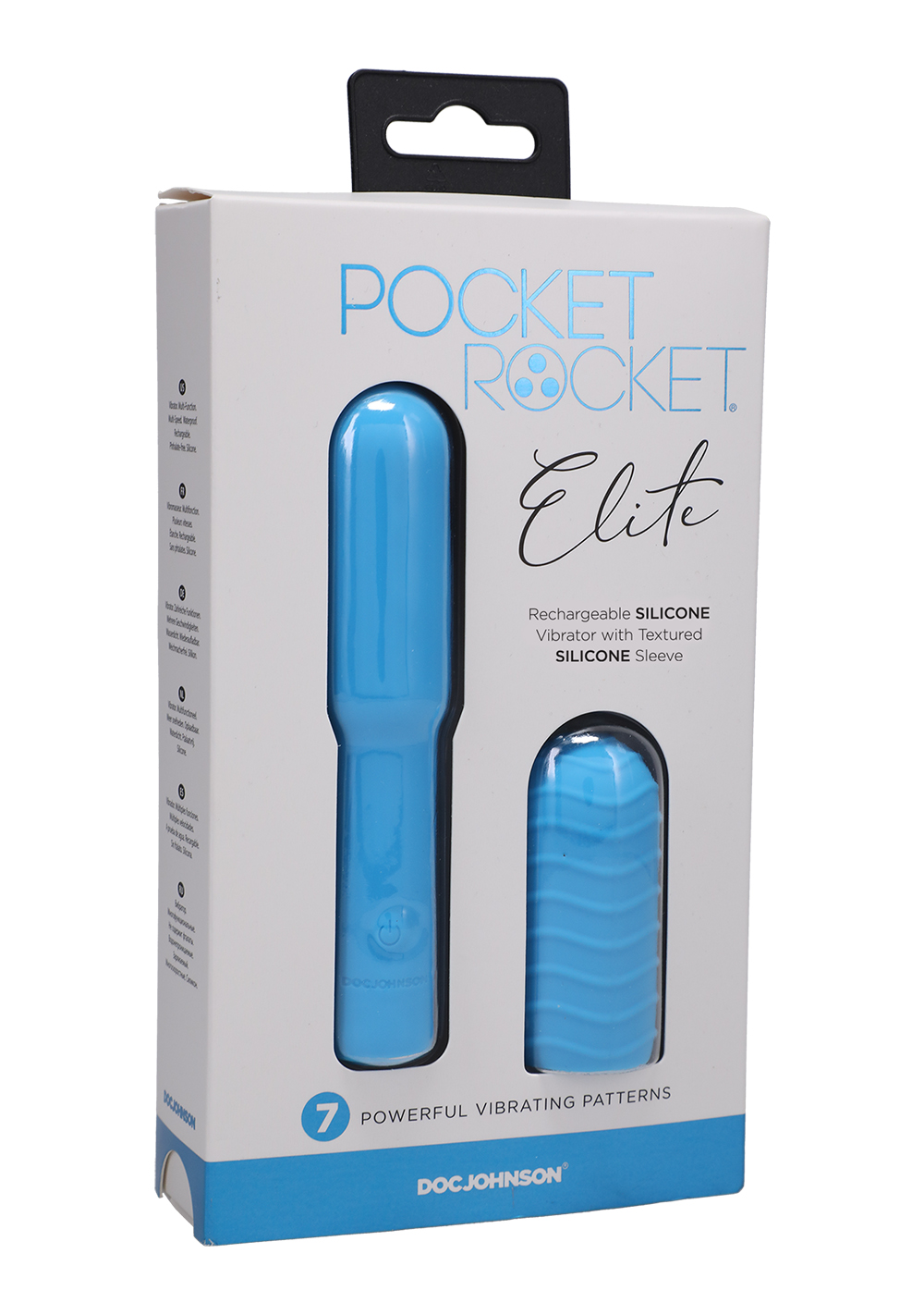 Pocket Rocket® Elite - Rechargeable with Removable Sleeve Doc Johnson Pocket Rocket® Elite - Rechargeable With Removable Sleeve -Cal Exotics Shop